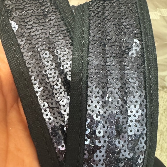 PINK Victoria’s Secret Vintage Navy Blue Sequin Backpack - Picture 7 of 8